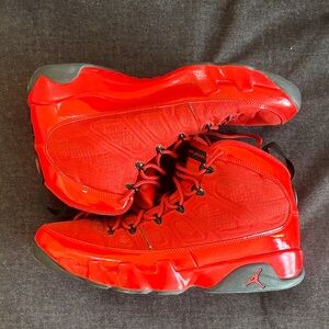 Jordan’s Red Athletic Shoes